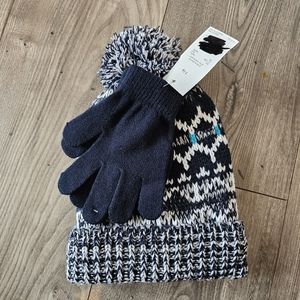 Kids Hat and mits set